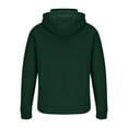 thumbnail image 4 of Fgnfyis Mens Autumn and Winter Semi Zipper Fashion Casual Loose Stitching Solid Color Hooded Sweater Top Mens Hoodie Dark Green XXXL, 4 of 6