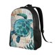 thumbnail image 2 of Balery Watercolor Sea Turtle Mochila - Mochila Estilosa y Duradera para Laptop de 15 Pulgadas con Tela Oxford Impermeable, 2 of 8