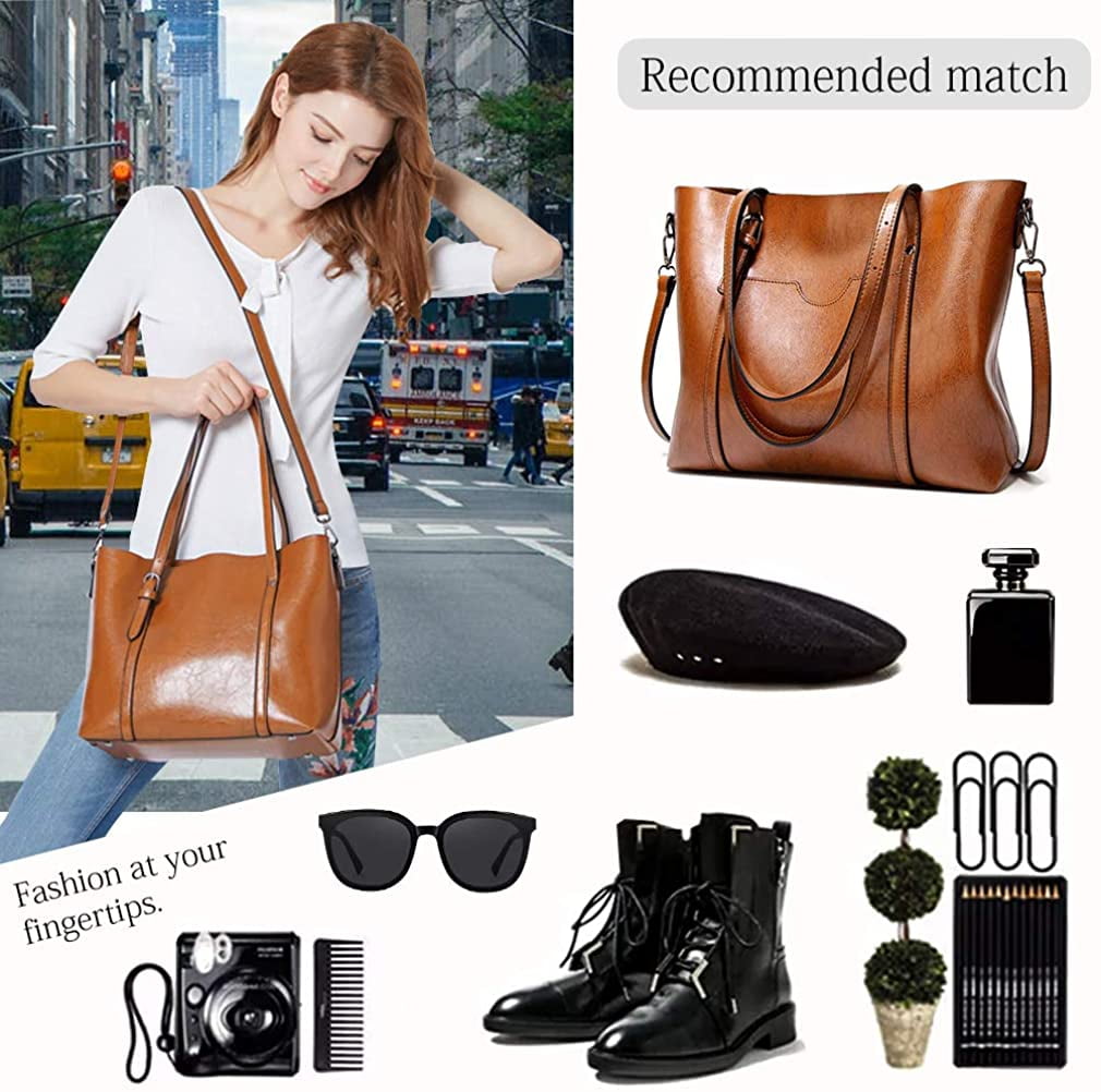 CoCopeanut Womens Leather Purses and Handbags Top Handle Satchel Bags Tote Bags Tote Purses for Women