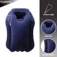 thumbnail image 3 of Almohada inflable para el cuello utilizada para aviones/coches/autobuses/trenes, 3 of 6