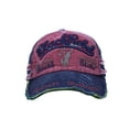 thumbnail image 2 of WITHMOONS Vintage Baseball Cap Distressed Meshed Trucker Dad Hat YZ10084 (Red), 2 of 5