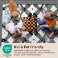 thumbnail image 4 of Design&I 6'x9' Ultra Soft Area Rug, Door Curved Boho Geometric Interlocking Decorative Front Urg None Fluffy Washable Non Shedding for Guest Room Bedroom Living Room, 4 of 7
