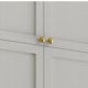 thumbnail image 5 of Nordic luxury wardrobe Modern simple and economical bedroom wooden lockers Customizable wardrobe combination of four or six door My Lux Decor Round, 5 of 10