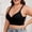 Black, variant on Front Buttoned Lingerie for Casual - Seamless Backless Bra with Adjustable Straps and Cup Design for All Seasons Fashionable Comfort