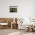 thumbnail image 2 of Cliff Cottages Rural Landscape Landscape Painting Luster Gray Framed Art Print Wall Art, 2 of 6