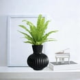 thumbnail image 1 of CREATITOY Simple Striped Flower Pot Garden Patio Container for Home Decor, 1 of 6