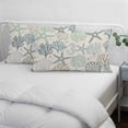 thumbnail image 4 of Aqua Teal Coastal Standard Size Pillow Cover,Pillowcase Protectors with Zipper,Breathable Decorative Throw Pillow Case Cover,Summer Beach Starfish Coral Nautical Rustic Couch Pillow Shams 20x26Inch, 4 of 8