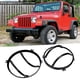 thumbnail image 4 of Cubierta de faro ANGGREK Protector de Luz de Pantalla de Hierro Apto para Jeep Wrangler TJ 97-06, 4 of 8
