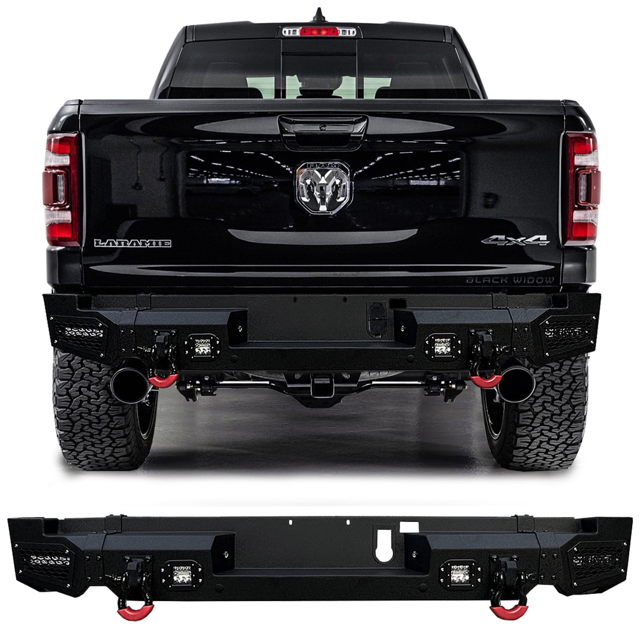 Vijay Rear Bumper for 2006-2008 Dodge Ram 1500 Pickup Trucks