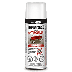 Tremclad Oil Based Rust Spray Paint Gloss White, 340 g