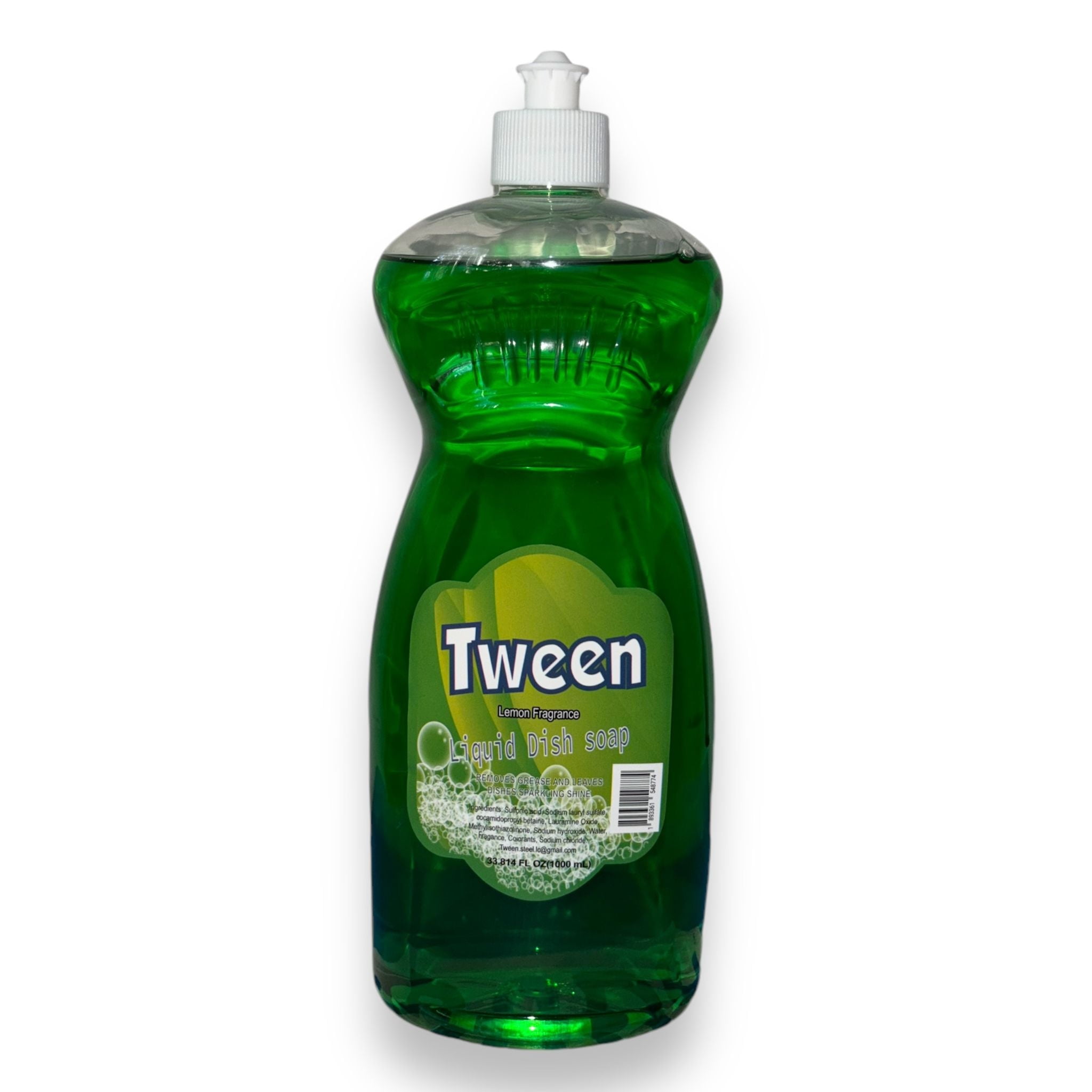 Tween Lemon Liquid Dish Soap, 1000 ml (33.8 fl oz), Pack of 24 Ultra Concentrated