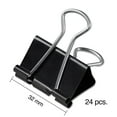 thumbnail image 4 of Staples 1.25" Binder Clips Medium Black 72/Carton ST10668/10668VS, 4 of 5