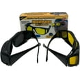 thumbnail image 3 of HD Night & Day Vision Wraparound Sunglasses, As Seen on TV, Fits over Glasses Bonus Pair Included, 3 of 6
