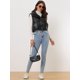 thumbnail image 2 of Chaqueta sin Mangas Acolchada Chaqueta Recortada Ligera con Cremallera para Mujer Negro M, 2 of 5