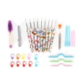 thumbnail image 1 of Crochet Hooks Set, Crochet  Set Aluminum Reusable Multiple Sizes Ergonomic Handle With Storage Bag For Blankets, 1 of 8