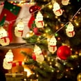 thumbnail image 1 of Ganfancp Led Muñeco de Nieve Cadena de Luces de Navidad Al Aire Libre 4.5M, 1 of 2