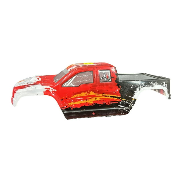 1/10 RC Body Shell de alto rendimiento Ligero, modificado con bricolaje, instale fácilmente accesorios de reemplazo para el juguete de automóvil RC Rojo