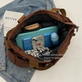 thumbnail image 5 of Female Large Capacity Corduroy Tote Bag New Korean Style Fashion Women Shoulder Crossbody Bag Worker Commuter Tote Handlebag, 5 of 6