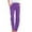 Purple, variant on Hpapadks Womens Pants High Waisted Straight Leg Solid Slacks with Pockets Womens Slacks Coffee L