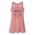 thumbnail image 1 of "Nurse Tank Top, Trust Me I'm A Nurse, Nurse Racerback, Soft Bella Canvas, Sublimation, Nurse Racerback, Gift For Nurse, Nurse Graduate, Mauve Marble, SMALL", 1 of 1