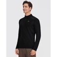 thumbnail image 2 of Grid Fleece Pullover Men Pioneer Camp 1/4 Zip Lightweight Warm, 2 of 6