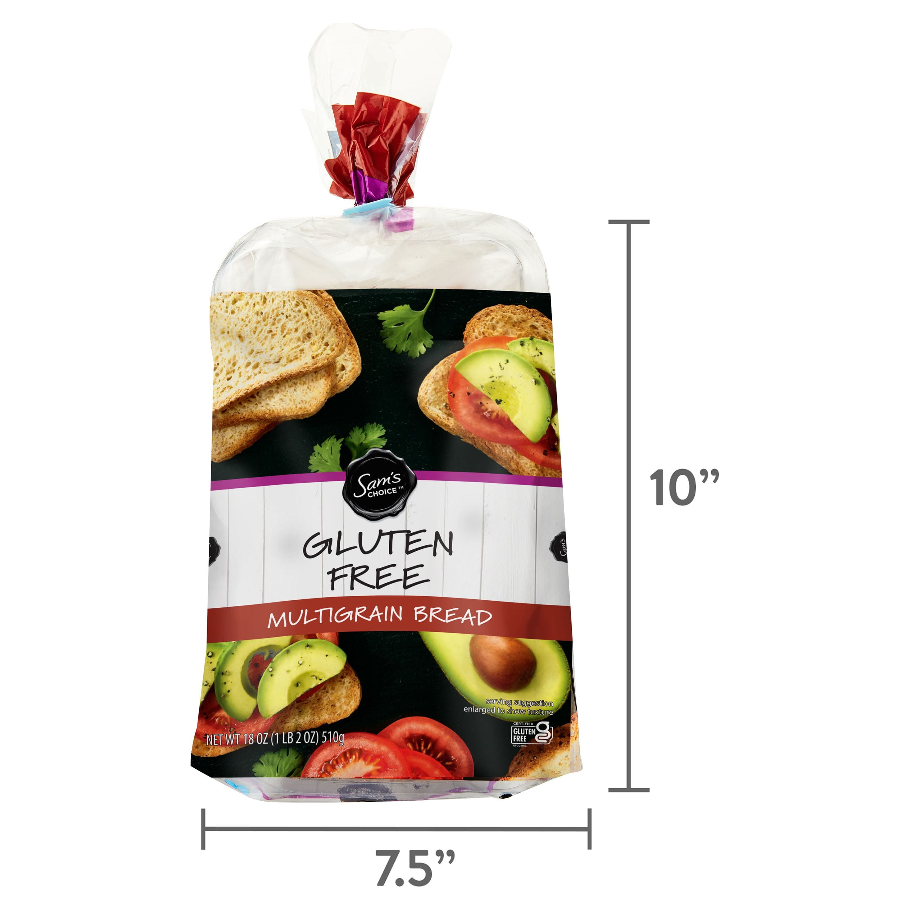 Sam's Choice Gluten-Free Multigrain Bread, 18 oz