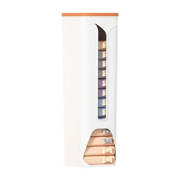Organizador de caja de almacenamiento TQEHS para ropa interior y calcetines montado en la pared V7K5