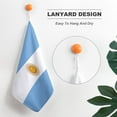 thumbnail image 5 of Argentina Flag Towels for Bathroom, Kitchen, Gym, Towels, Soft, Highly Absorbent, Hanging Towel with Hanging Eyelet, 5 of 8