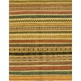 thumbnail image 1 of Ahgly Company Indoor Rectangle Abstract Yellow Oriental Area Rugs, 7' x 10', 1 of 6