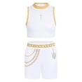 thumbnail image 3 of Halloween Anime Cosplay Costume Set, Popular Singer Idol Cosplay Costume for Halloween Party, 2-Piece Sleeveless Top and Shorts, 3 of 6