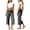 Dark Gray, variant on Women's Casual Wide Leg Cropped Pants Low Rise Fold Over Stretch Gaucho Pants for Summer Beach Holiday Streetwear,Pink S