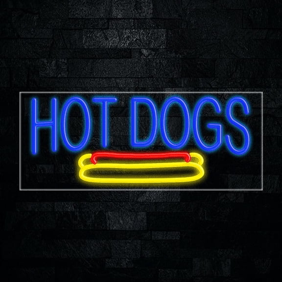 Hot Doge-LED Neon Sign 30"L x 12"H #30252