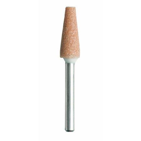 - Dremel 953 1/4 inch Aluminum Oxide Pointed Cone Shaped Grinding Stone, 2-Pack