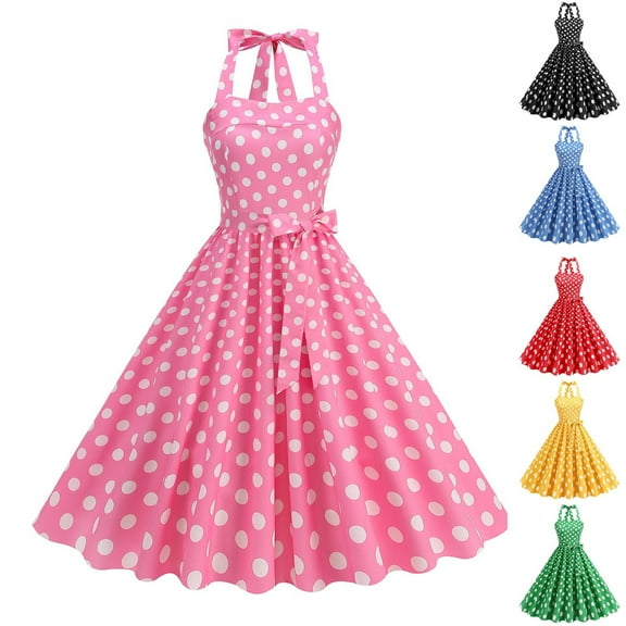 Antinious Ladies Summer Dress,Elegant Dresses for Women,Holiday Dresses for Women Lace Camis Sleeveless Round Neck Dress Hem Ziper Dress,Red,XXL