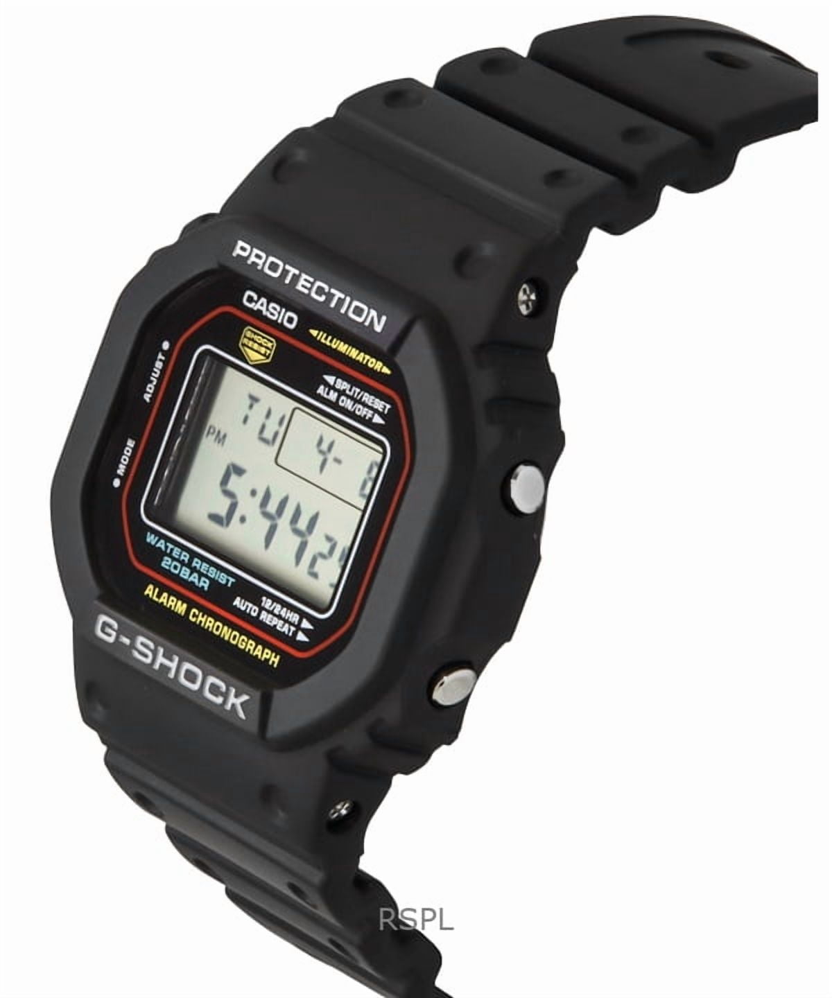 Casio G-Shock Digital Bio-Based Resin Quartz DW-5600RL-1 200M Mens Watch