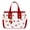 White and Red, variant on NCY Cherry Leather Tote Bag – Cute Y2K Shoulder Purse for Women, Red Designer Handbag with Top Handle, Fruit Print Clutch Satchel