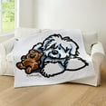 thumbnail image 5 of CafePress - Coton Teddy Throw Blanket - Soft Fleece Throw Blanket, 50"x60" for All Ages, 5 of 5