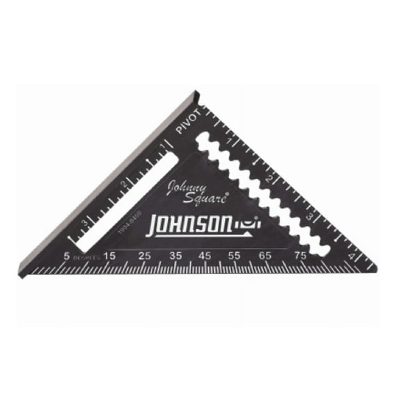 Johnson Level 1904-0450 Johnny Square Professional Easy-Read, 4-1/2 Inch, Black