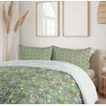 thumbnail image 5 of Ambesonne Geometric Duvet Cover Sets, Abstract Hearts and Dots, 2-King, Multicolor, 5 of 6