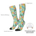 thumbnail image 4 of Gaeub Chaussettes Design Imprimé Ananas Mignons Chaussettes Hautes Extensibles pour Hommes Femmes Adolescents, Chaussettes de Softball Soccer pour Randonnée, Sport, 4 of 6