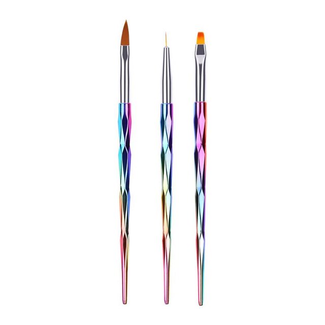 Juego De Brochas De Gel Para Uñas, 3 Uds., Brochas De Gel Para Uñas, Accesorios Para Uñas Guardurnaity CE005768-00