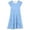 Light Blue, variant on Girls Summer Dresses Ruffle Sleeve Girls Casual Dresses Tiered Sun Dresses with Pockets Dresses for Girls 12-13 Years