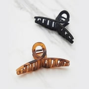 Kitsch Large Hair Clips for Adult, Black, 2 Ct