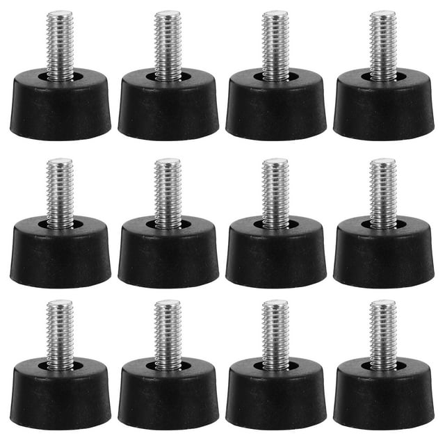 SHISUYAN 20 Pcs Screw on Levelers Feet for Furniture Adjustable Table Leg Leveling Feet Chair Leg Extenders Sofa Legs Furniture Levelers for Uneven Floors