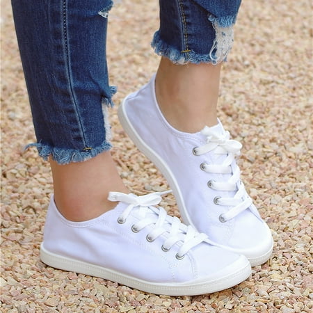 

Egmy Low-Cut Canvas Shoes One-Foot Lazy Korean Version Student Casual Flat Shoes