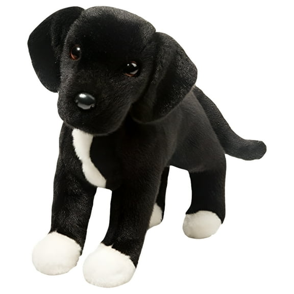 Douglas Toys Twister Black Lab / Pitbull Mix Plush Dog, 17"