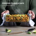 thumbnail image 4 of FineDine Superior Glass 2.2 Liter Casserole Dish Set w/ Locking Lid, 2-Pack, 4 of 7