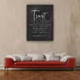 thumbnail image 2 of Black And White Wall Art Proverbs 3 5-6 Wall Art Bible Verse Poster Pictures For Bedroom Modern Canvas Prints Unframed 20×30 in, 2 of 5