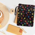 thumbnail image 4 of HELLHERO Books Sleeve with Washable Polyester Pocket Storage & Portability for Textbooks Paperbacks Bag Handle Paperbacks, Bunny Garden, 4 of 8