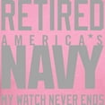 thumbnail image 3 of CafePress - US Navy Retired Not Decommiss Women's Dark T Shirt - Women's Traditional Fit Dark T-Shirt, 3 of 4